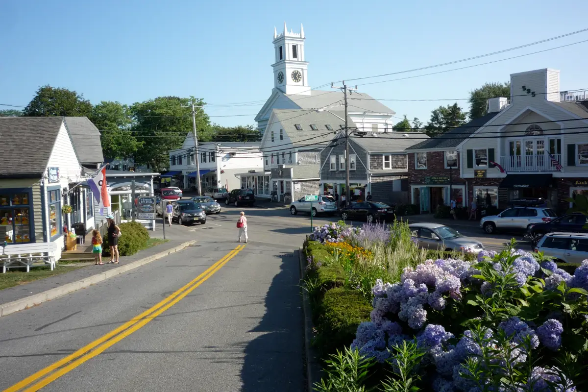 Main Street in downtown Chatham, Massachusetts