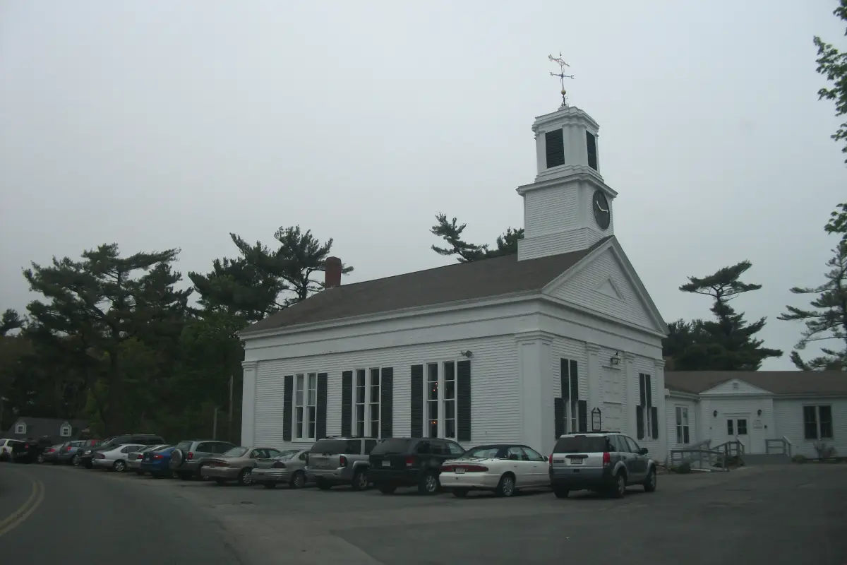A village church in Pembroke, Massachusetts