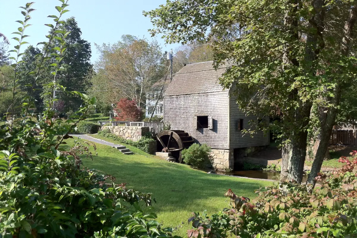 Dexter's Grist Mill on Shawme Pond, Sandwich, Massachusetts